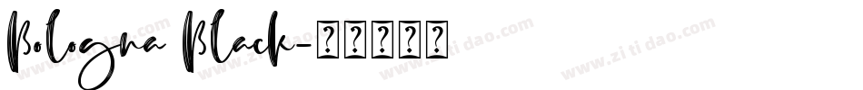 Bologna Black字体转换